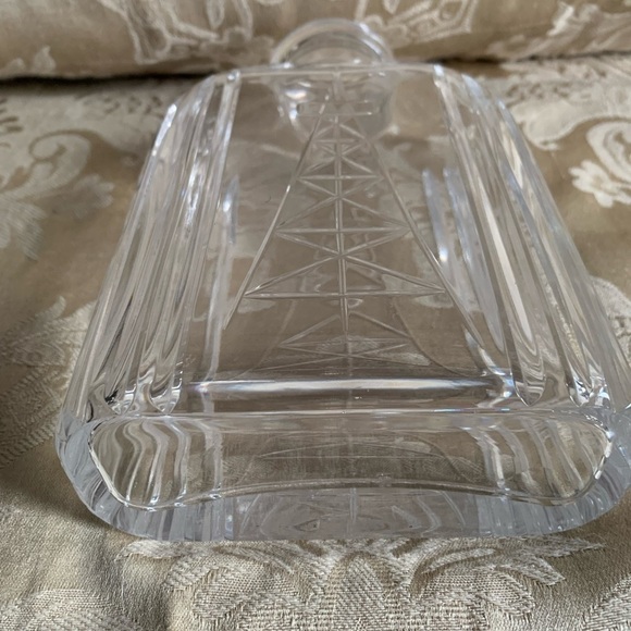 Vintage Oil Derrick Decanter w/Stopper Crystal Glass - Picture 4 of 4